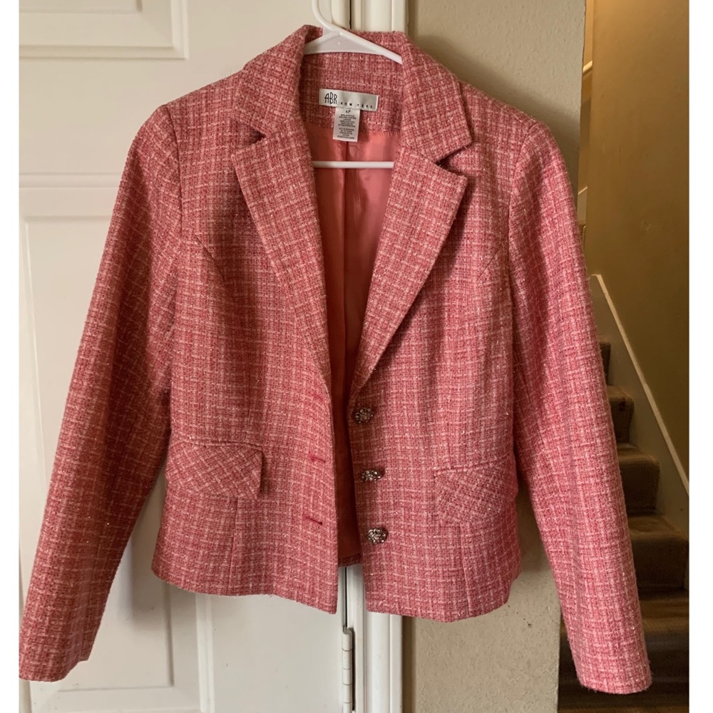 ABR NewYork Pink Vintage suit jacket.